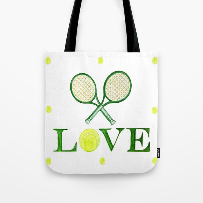 TENNIS LOVE Tote Bag