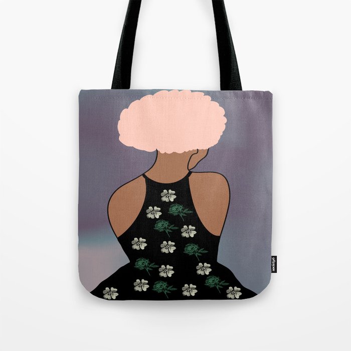 Woman At The Meadow 41 Tote Bag