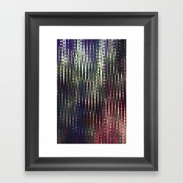 Dark Tones Abstract Art Pattern Framed Art Print