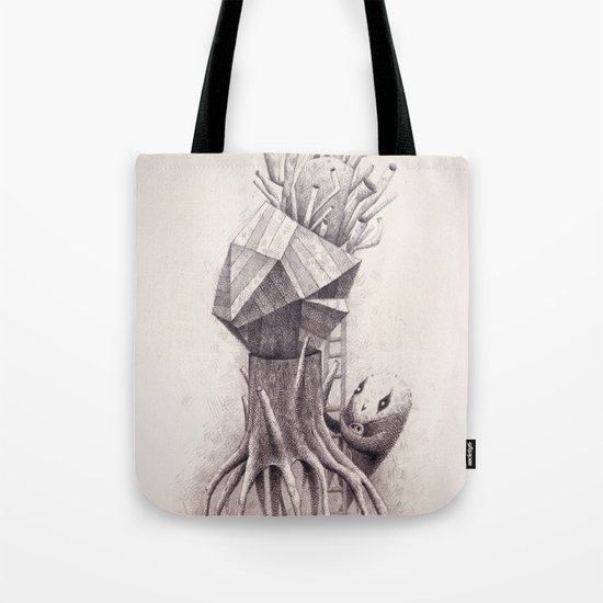 Owl Trumpet Box Tote Bag