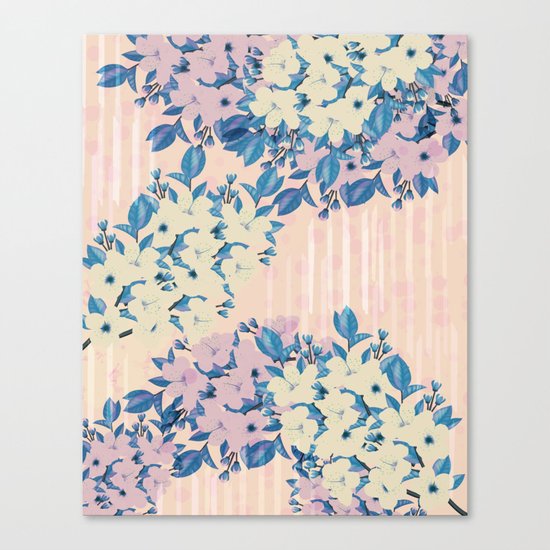 Pink Floral Canvas Print