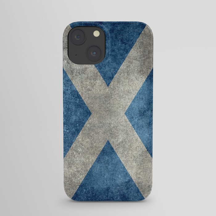 Scottish Flag - Vintage Retro Style iPhone Case