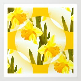 Spring Yellow Flowers #decor #society6 #buyart Art Print