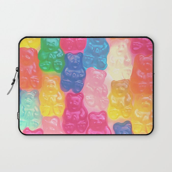 Candy collage - Sweet Pink Laptop Sleeve