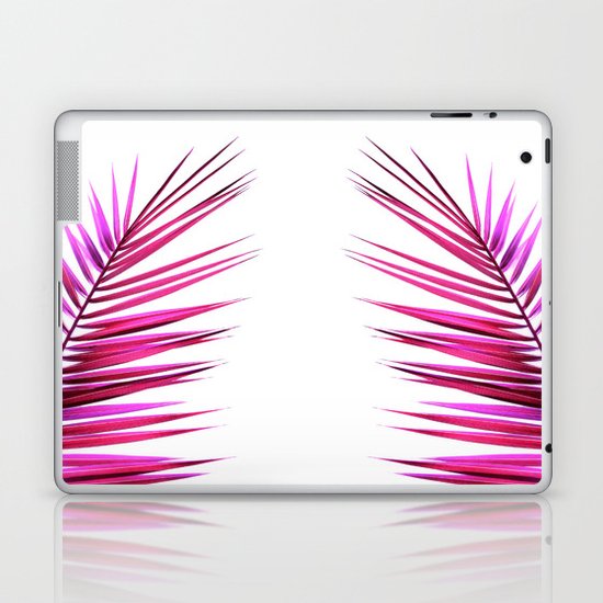 pink palm leaf II Laptop & iPad Skin
