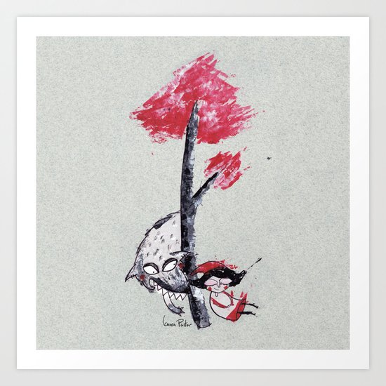 Caperucita Art Print
