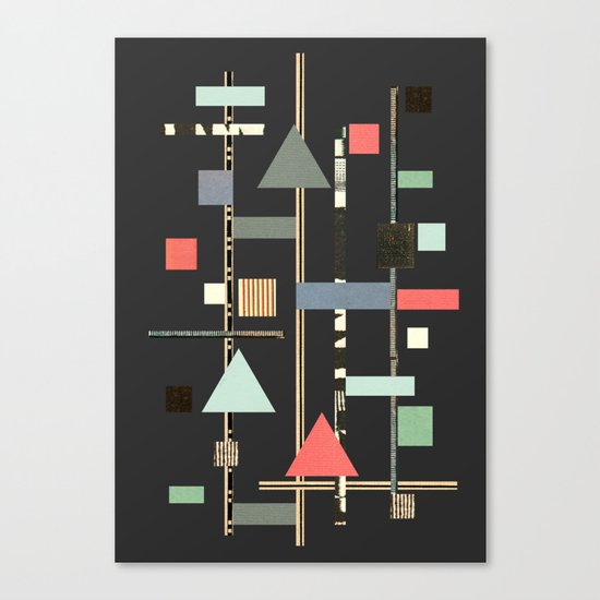 Abstract Aztec No. 1 Canvas Print
