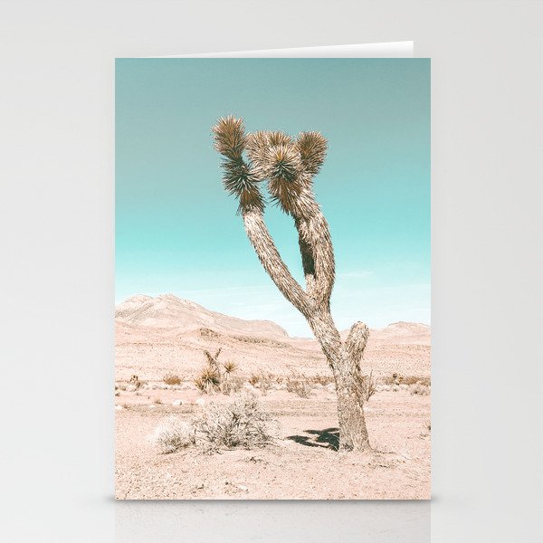 Vintage Desert Scape Cactus Nature Summer Sun Landscape Photography Stationery Cards By Palmtreeprints