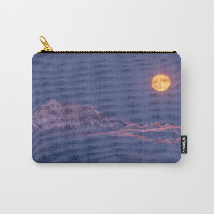 Full Moon Purple Sky  Carry-All Pouch