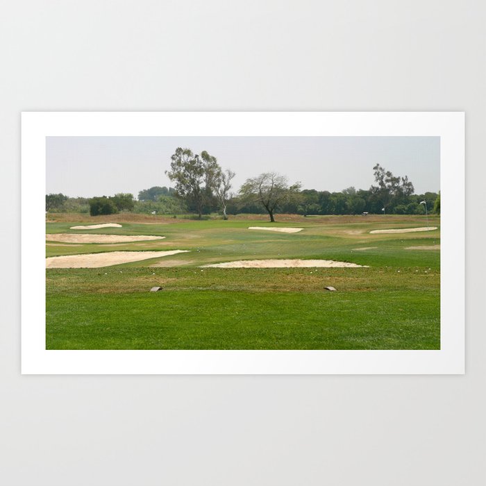 Golf Course  Art Print