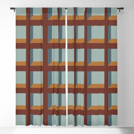 Minimalist 3D Pattern XV Blackout Curtain