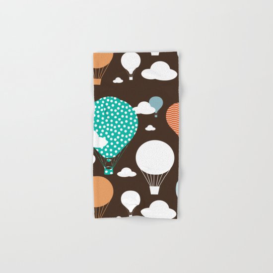 Hot air balloon chocolate Hand & Bath Towel