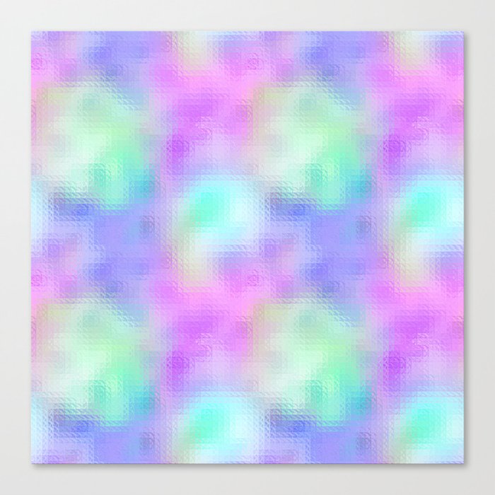 Colorful Iridescent Texture Canvas Print