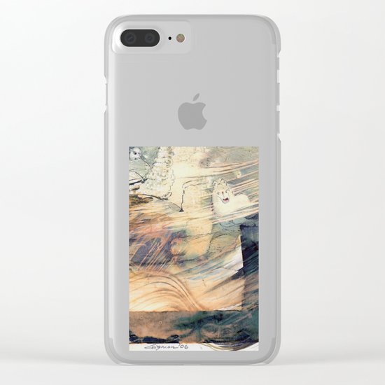 Mystical Horse Clear iPhone Case