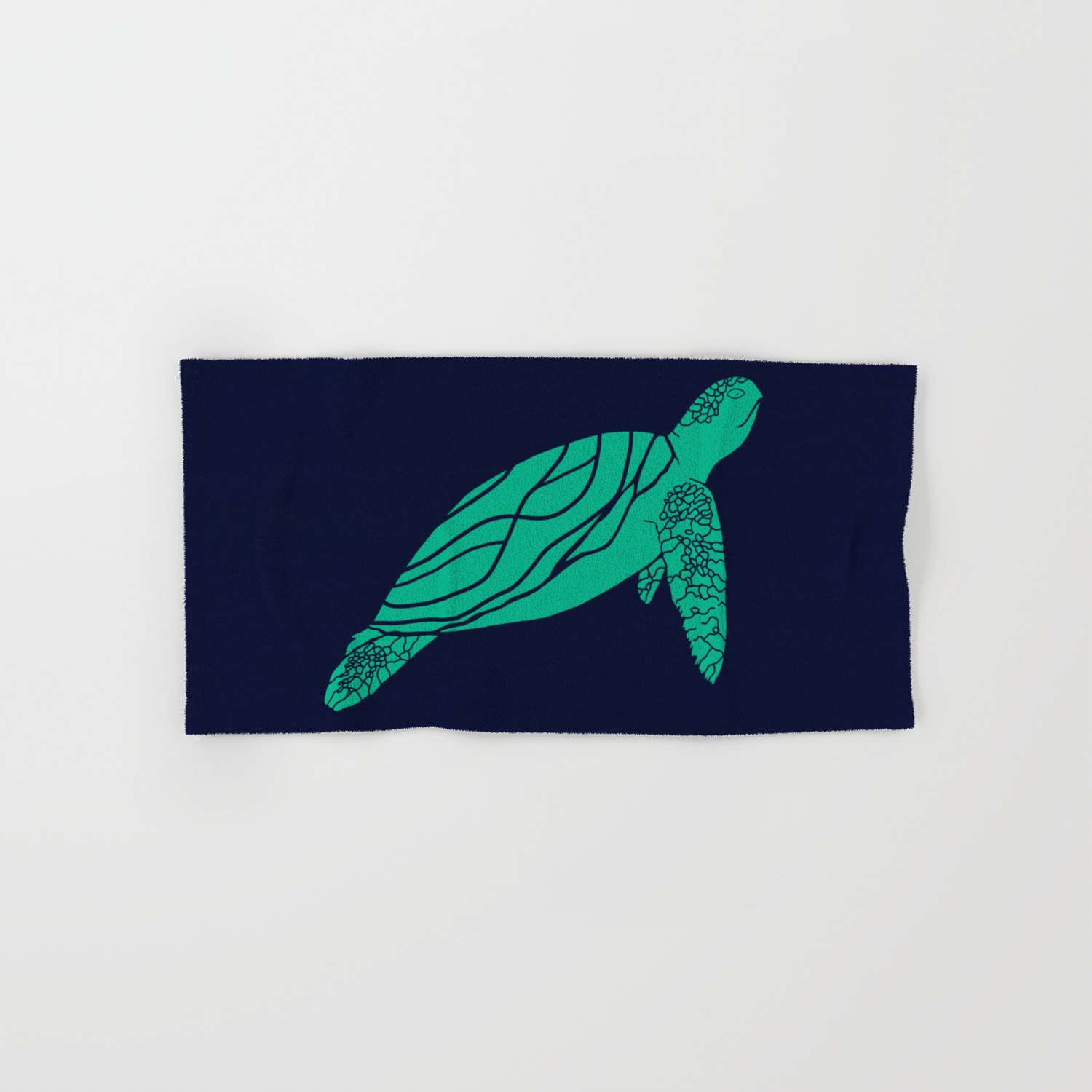 Sea Turtle Under Water Hand & Bath Towel by Salty Raven | Society6