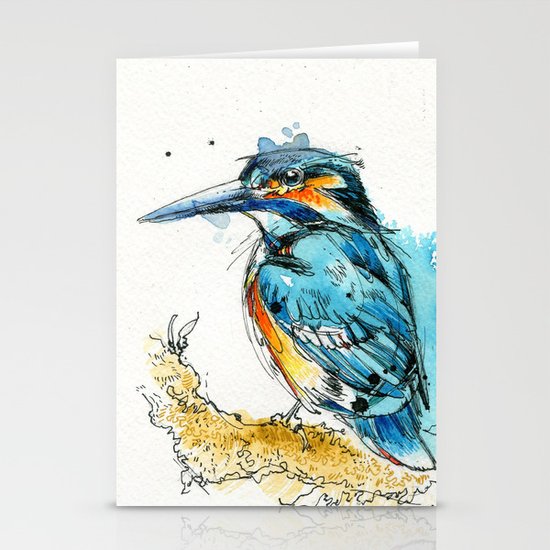 Regal Kingfisher Stationery Cards