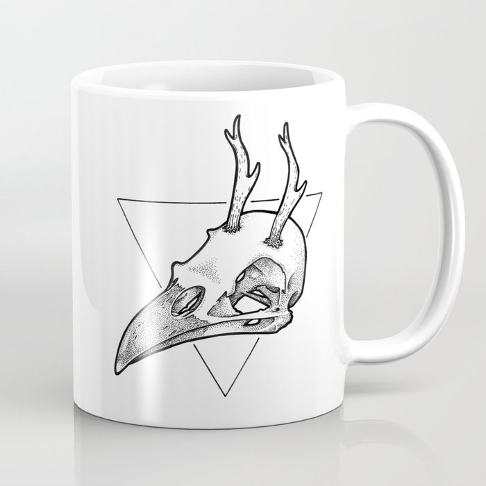 Antler Bird Coffee Mug