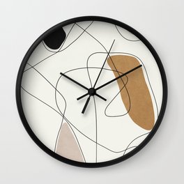 Thin Flow II Wall Clock
