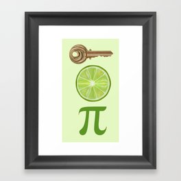 Key Lime Pi  Framed Art Print