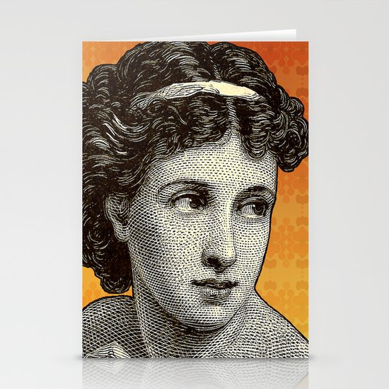 Seductress Orange Stationery Cards