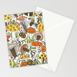 Hand-drawn Mushrooms Stationery Card