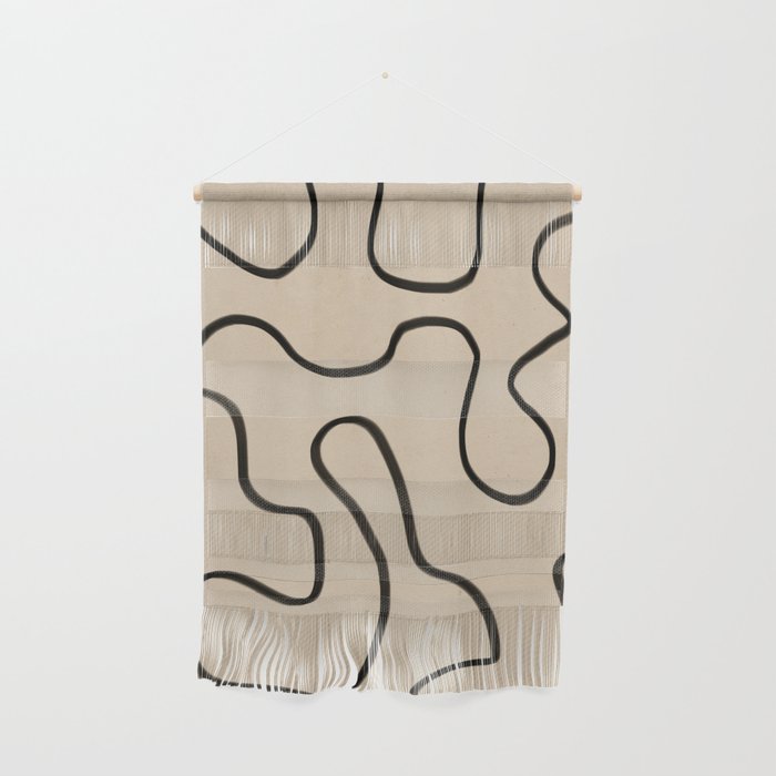 Abstract line art 145 Wall Hanging