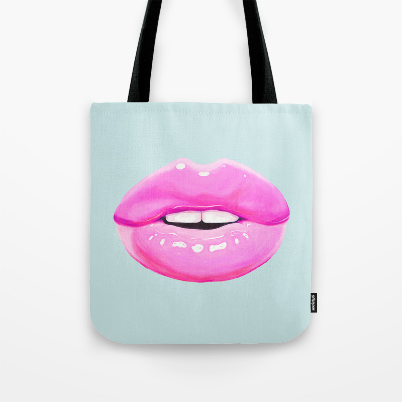 Laptop Sleeve Fashion Pink Lips I by Vitor7costa on Laptop Sleeve 13