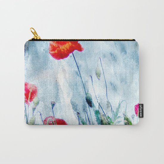 Poppy Love III Carry-All Pouch