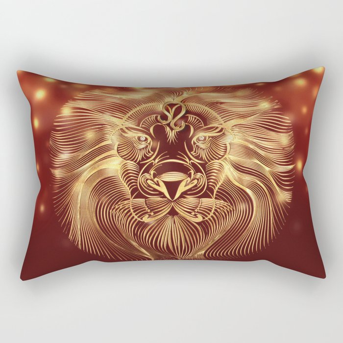 Astrology Horoscope Leo Zodiac Rectangular Pillow