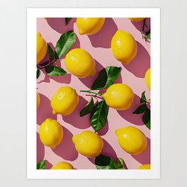 lemons  Art Print