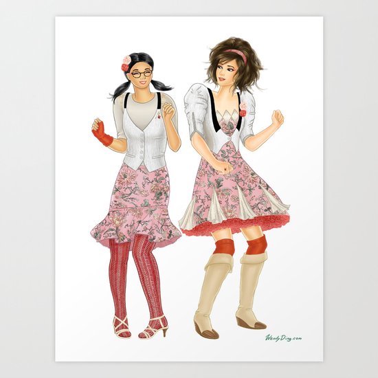 Fashion Journal: Day 24 Art Print