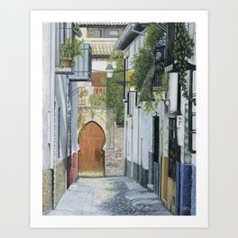 Puerta, Granada, Spain Art Print
