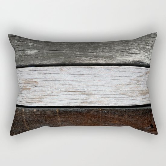 Wood Texture Rectangular Pillow