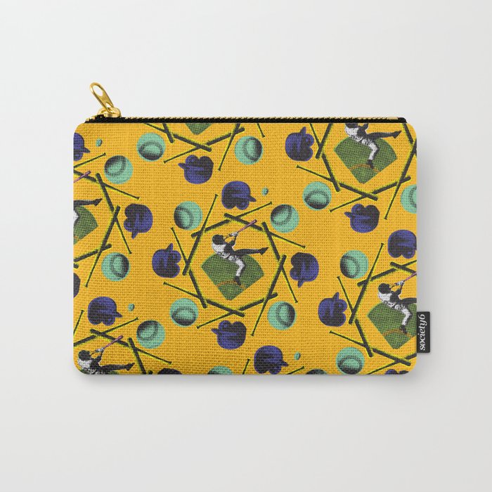 pop pattern_baseball Carry-All Pouch