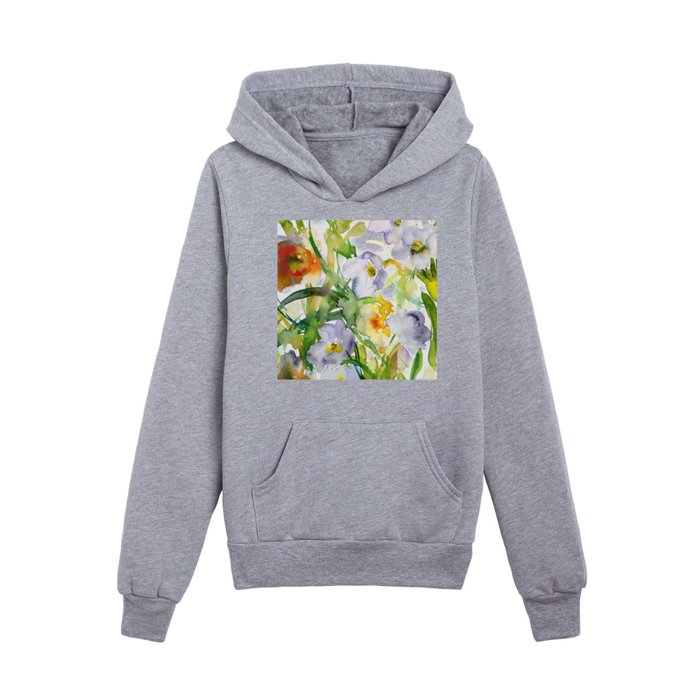 daffodil/narcissus Kids Pullover Hoodie