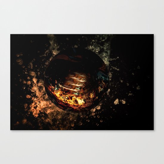 water Fire Canvas Print