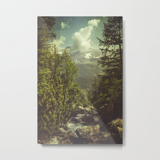Mountain View - Italian Alps Metal Print