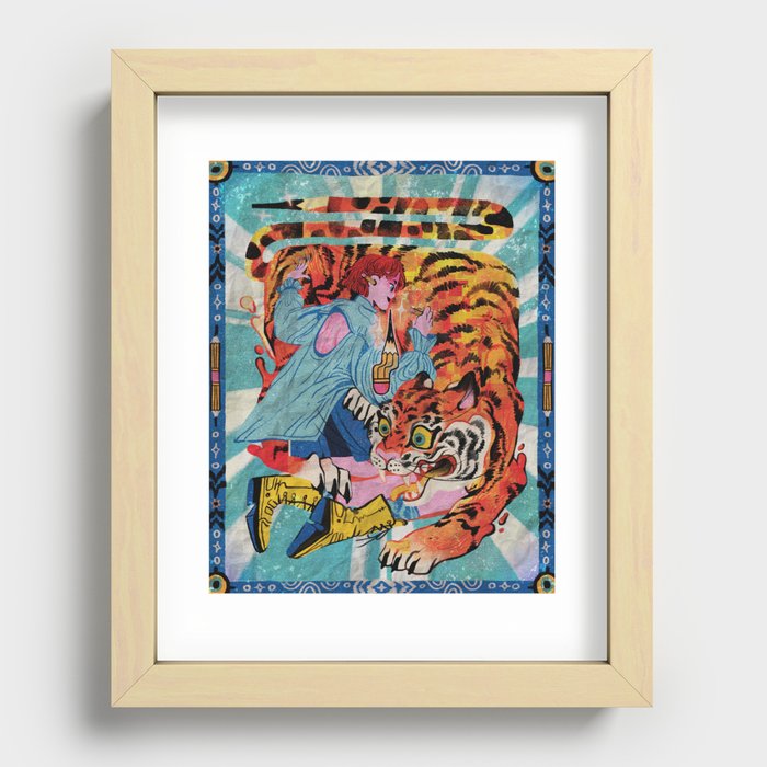 Stubby Pencil Recessed Framed Print