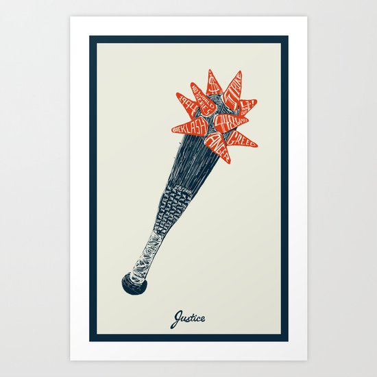 Justice Art Print