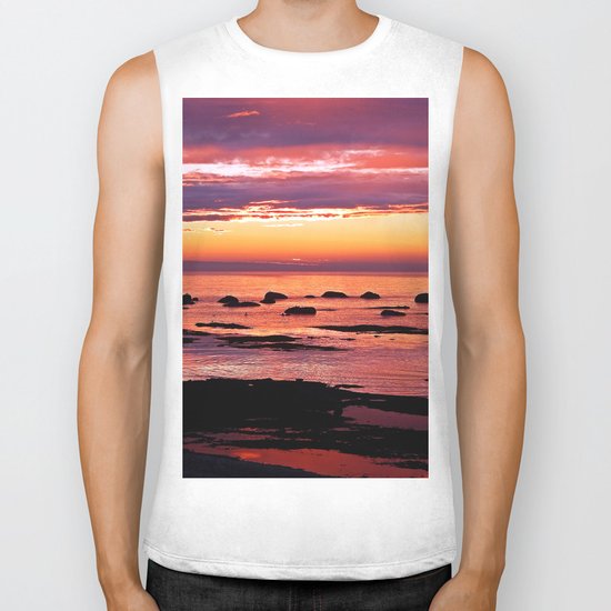 Sainte-Anne-Des-Monts Signature Sunset Biker Tank