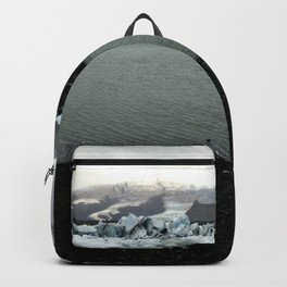 Iced Cooly Backpack | Vulcano, Glacier, Vatnajokull, Jokulsarlon, Coldview, Iceland, Icelandscape, Ash, Iceberg, Nature 