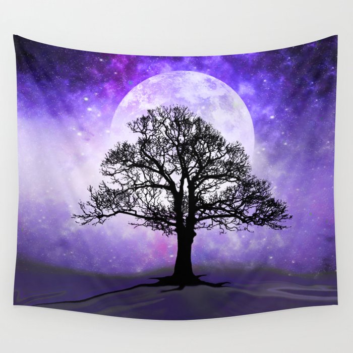 Enchanted Ancestral Tree Wall Tapestry
