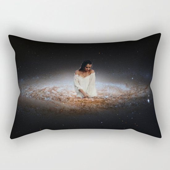 Girl from the Universe Rectangular Pillow