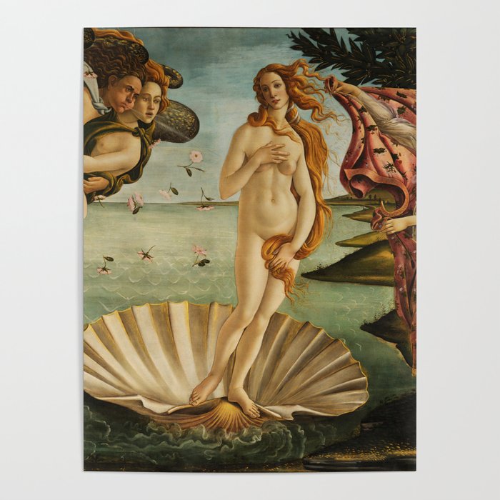 The Birth of Venus - Nascita di Venere by Sandro Botticelli Poster