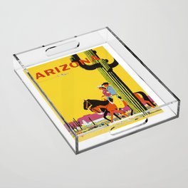 Vintage Arizona  Acrylic Tray