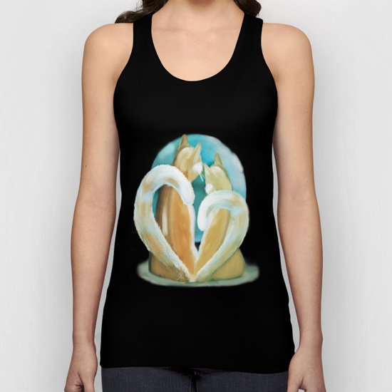Fluffy love Unisex Tank Top