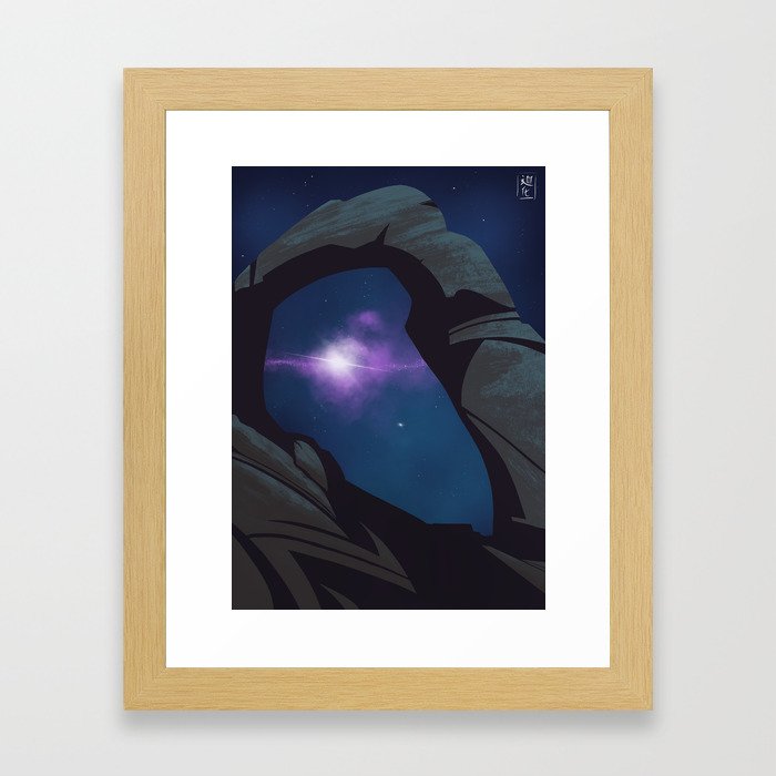 Nebula Framed Art Print