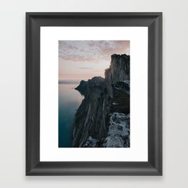 The Cliff - Landscape and Nature Photography Framed Art Print