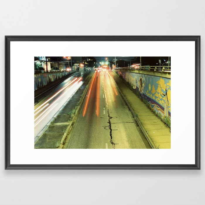 Night Lights Framed Art Print