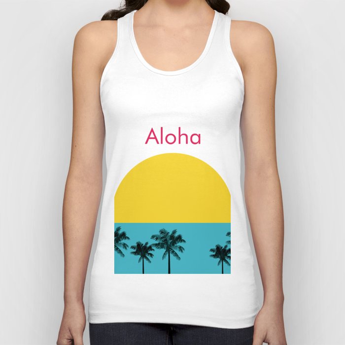 Aloha summer sunset Tank Top